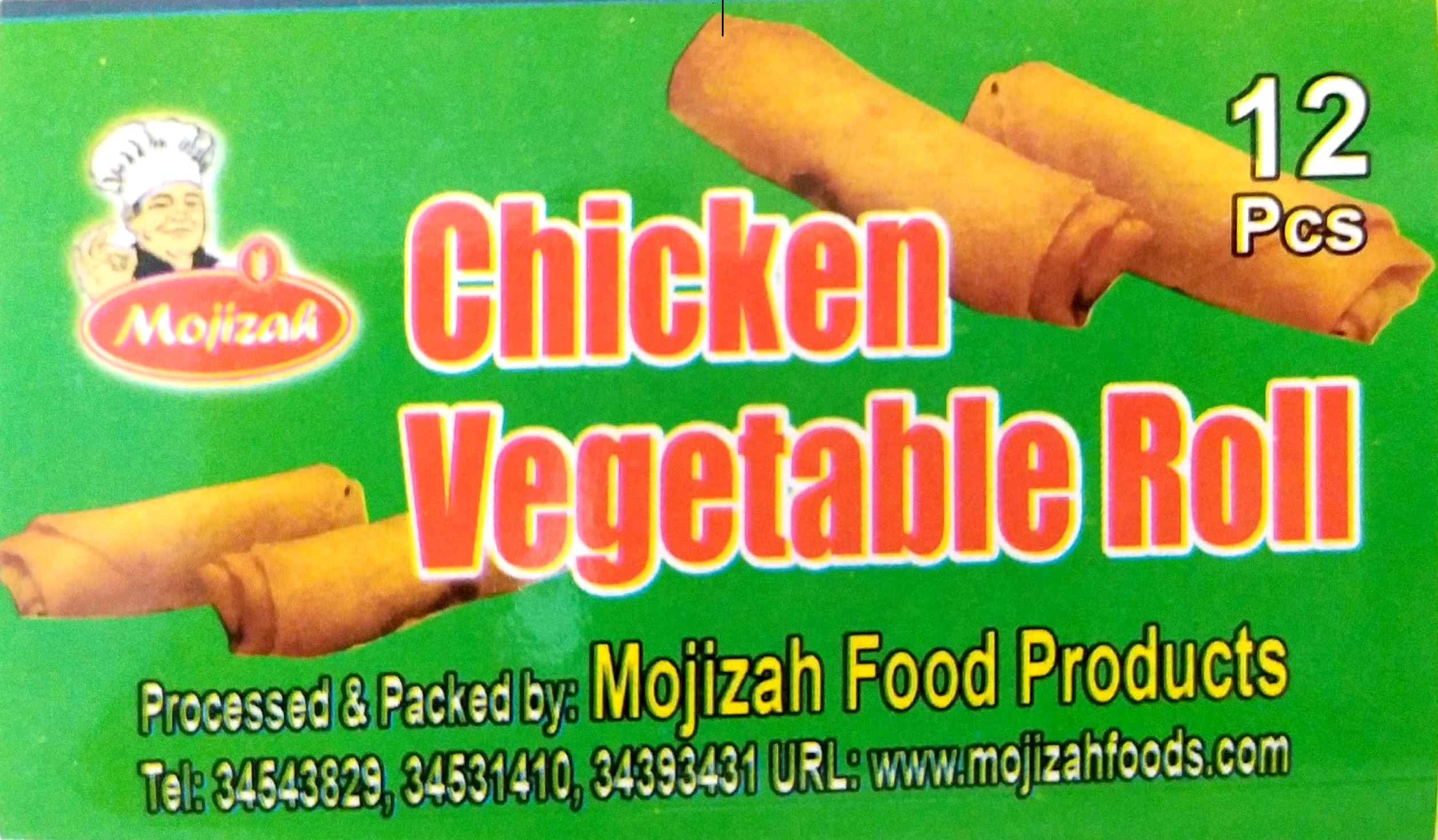 Mojizah Laziz Chicken Vegetable Roll